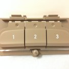 Acadia XT5 overhead roof console Homelink garage door opener buttons.Maple sugar