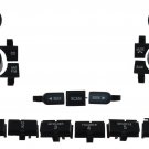 Ford Mercury CD6 radio button knob set. OEM replacement parts.Are yours worn?