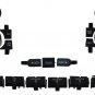Ford Mercury CD6 radio button knob set. OEM replacement parts.Are yours worn?