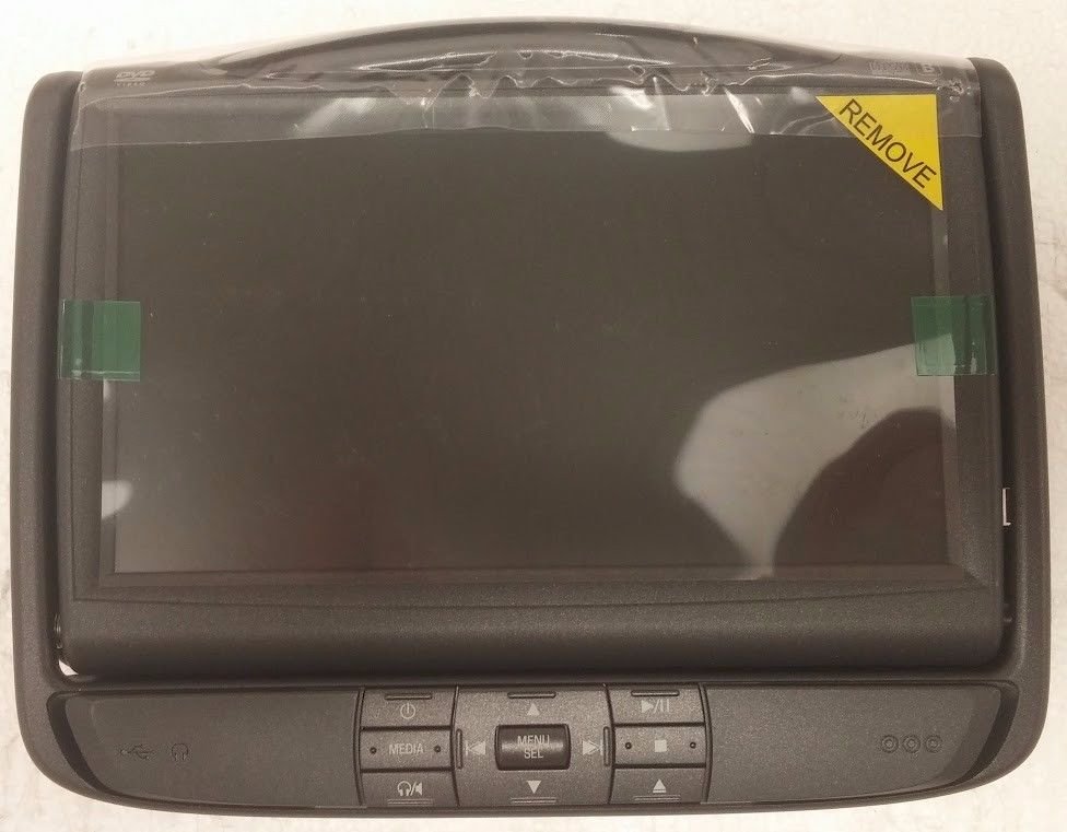 Ford Lincoln headrest LCD video display screen DVD player B. RSE rear