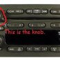 GM radio volume knob. New Old Stock CD stereo part. AC Delco OEM