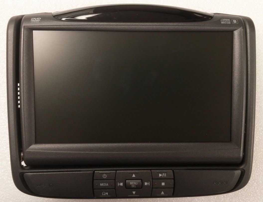 Ford Flex 2010-2012 headrest LCD video display screen +DVD player.RSE rear seat