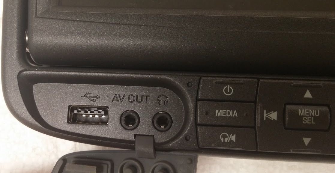 Ford Flex 20102012 headrest LCD video display screen +DVD player.RSE