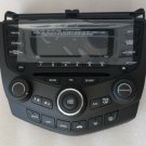 Accord sedan 2003+ 7BK0 CD6 radio faceplate. OEM factory original FACE ONLY