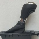 Center floor console shift knob lever +leather boot for Impala.Black tan shifter