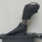 Center floor console shift knob lever +leather boot for Impala.Black tan shifter