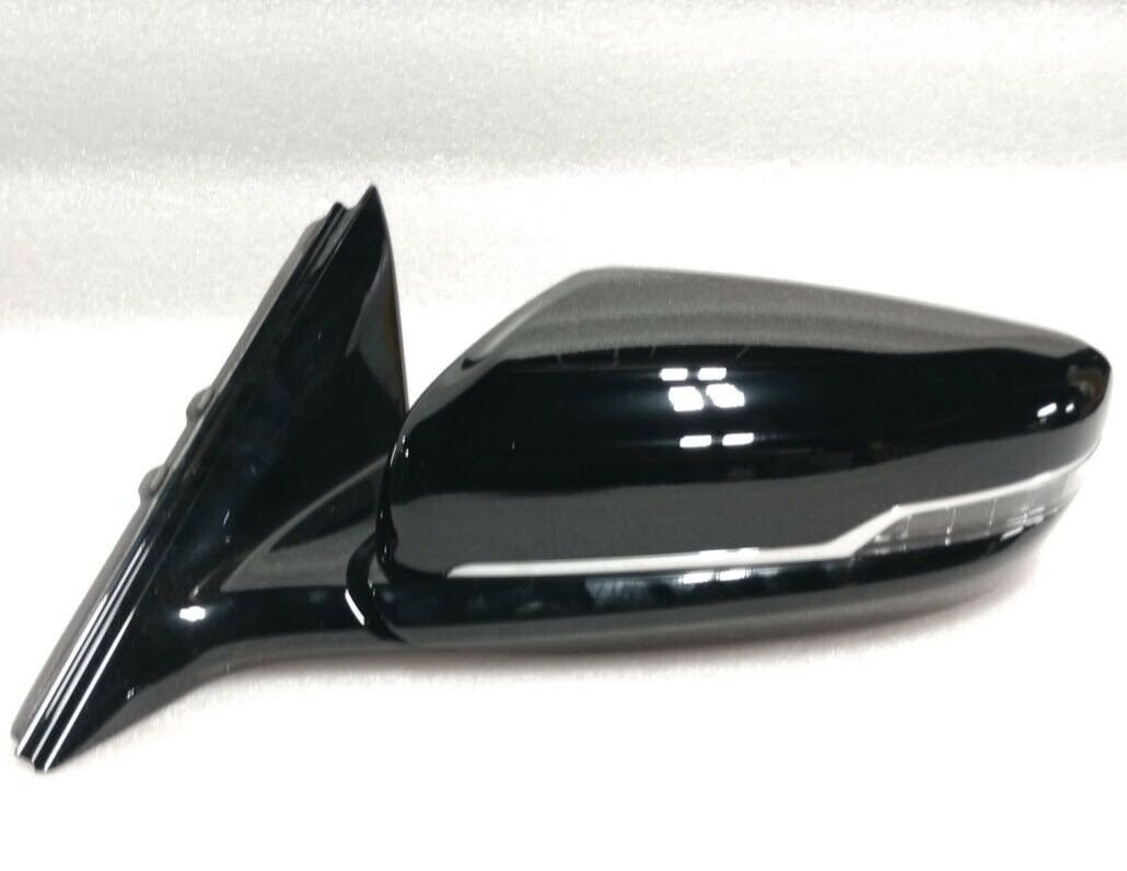 2016+ CT6 LH power door mirror painted black. Driver side +BSM +Camera +Light