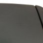 CTS 2014-2018 jet black gray leather & suede armrest console lid storage bin.OEM