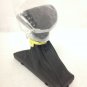 Cadillac CT6 2016-2018 black and silver shift knob with leather boot