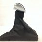 Cadillac CT6 2016-2018 black and silver shift knob with leather boot