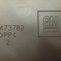 Cruze 2016-18 brown plastic storage bin pocket for center console. New OEM