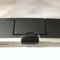 Black overhead video rear entertainment system. DVD and LCD display screen