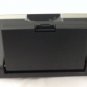 Black overhead video rear entertainment system. DVD and LCD display screen