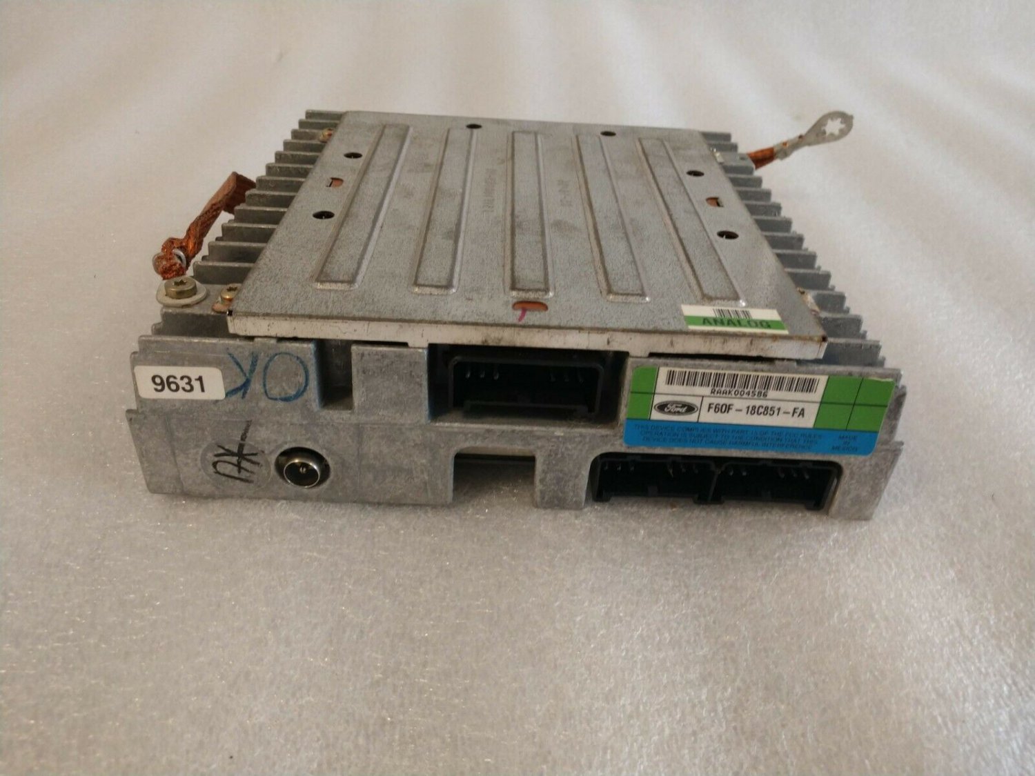 OEM factory original amplifier for select Lincoln Continental.Remanufactured amp