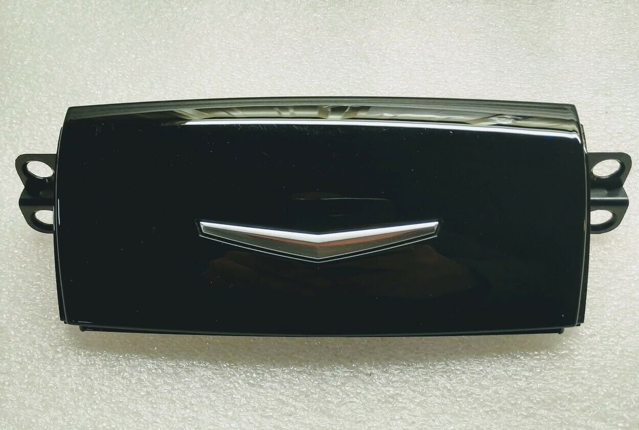 Cadillac CT6 2016-2018 center console tail piece rear end cap upper logo insert