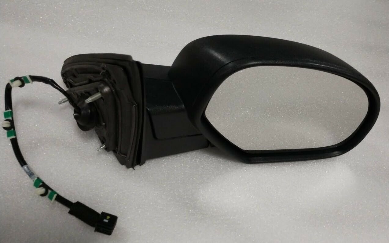 Black textured RH door mirror. Passenger side OEM for some 2016-2018 Suburban