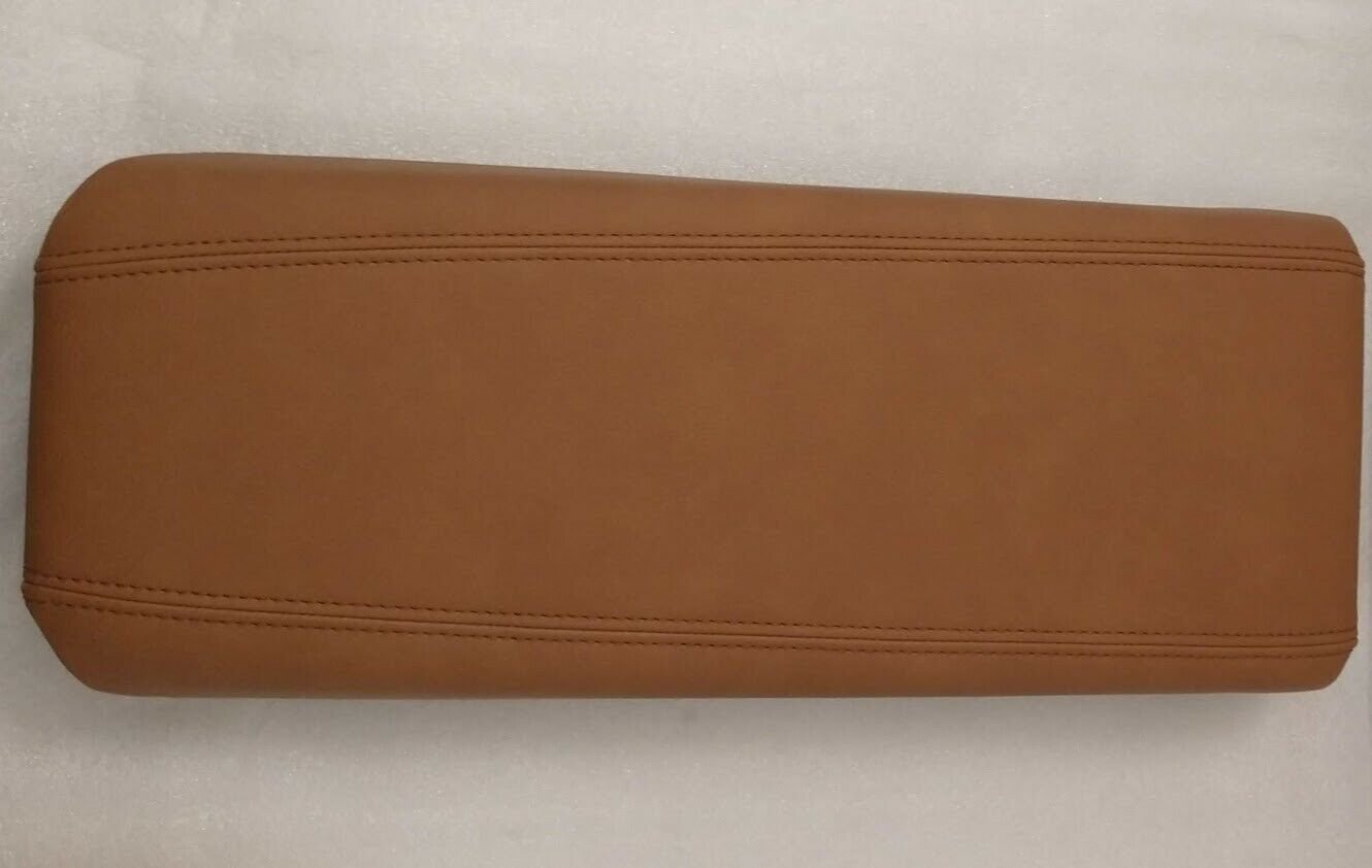 OEM Sedona tan center console leather armrest lid for 2019+ Cadillac XT4