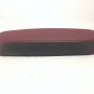 CTS 2014-18 morello red leather upper end hinge cap. Behind lid on console. Blem
