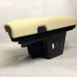 CTS 2014-2018 very light cashmere leather armrest console lid & storage bin. OEM