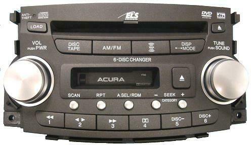 Factory original CD6 DVD XM radio for some 2004-2006 Acura TL. NEW A41 1TB2