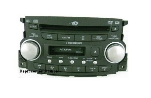 Factory original CD6 DVD XM radio for some 2004-2006 Acura TL. NEW 1TB2 stereo