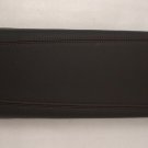 Jet black center console leather armrest lid w/ tan stitching for Cadillac XT4