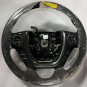 Black OEM factory original steering wheel for 2016 Honda Pilot EX-L. With blems