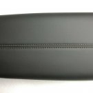 XTS 2013-2018 jet black leather center console armrest lid top. Brown stitching