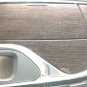 Buick Enclave brown woodgrain center floor seat console cupholder trim w/ chrome