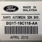 Radio display information screen LCD panel.OEM factory original 2010-2012 Taurus