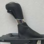 Center floor console shift knob lever +leather boot for Impala. Lt wheat shifter