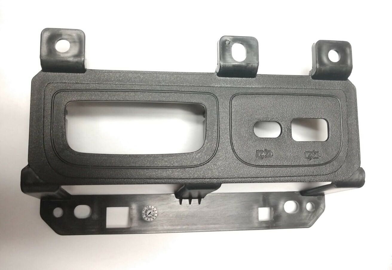Rear center floor console insert for USB & seat heat modules. 2019+ Cadillac XT4