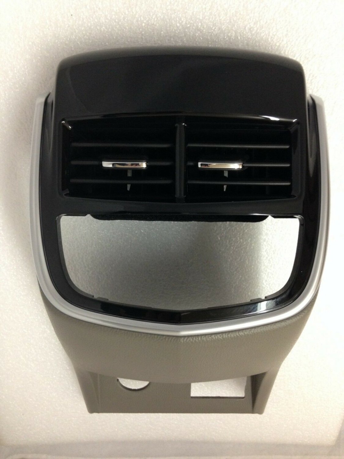 XTS 2013-2018 dark urban center console tail section end cap with vents