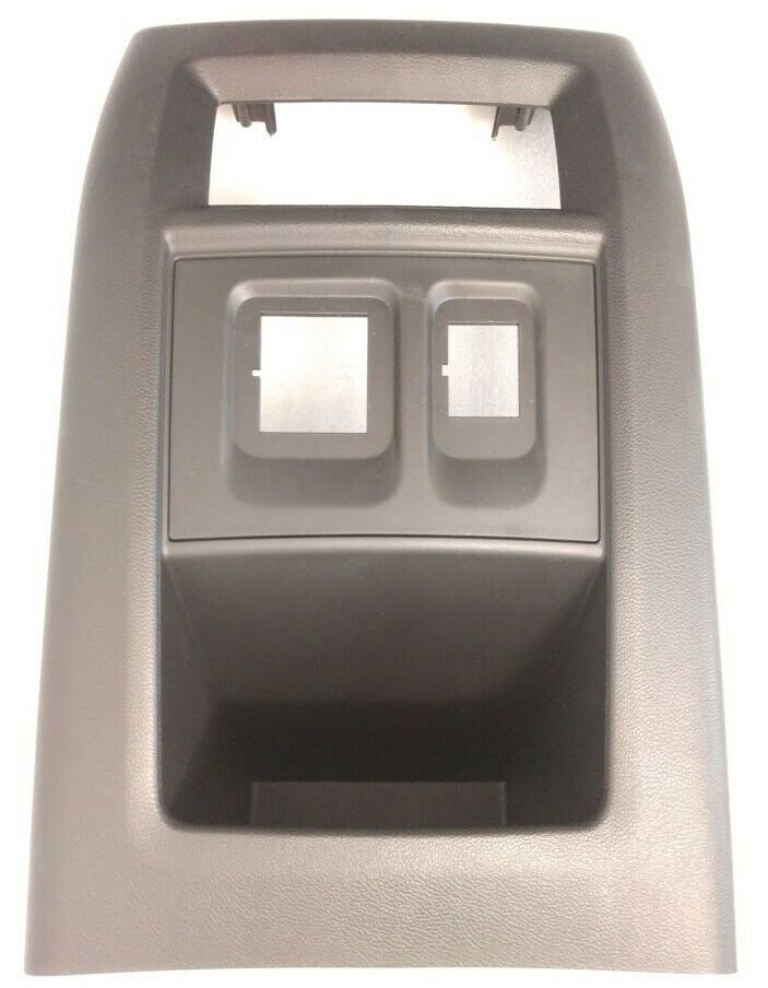Chevy Traverse jet black center console tail section rear end cap. New take-off