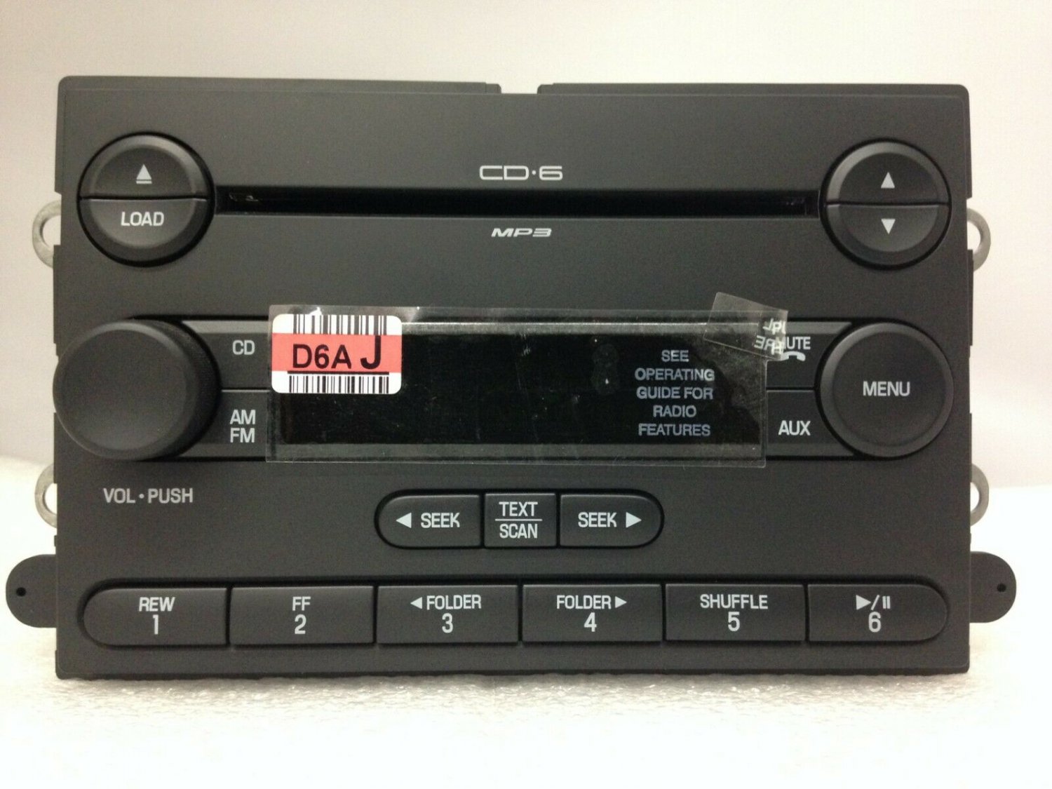 Freestyle SAT rdy CD6 MP3 radio. OEM factory original 6 CD changer stereo 2007