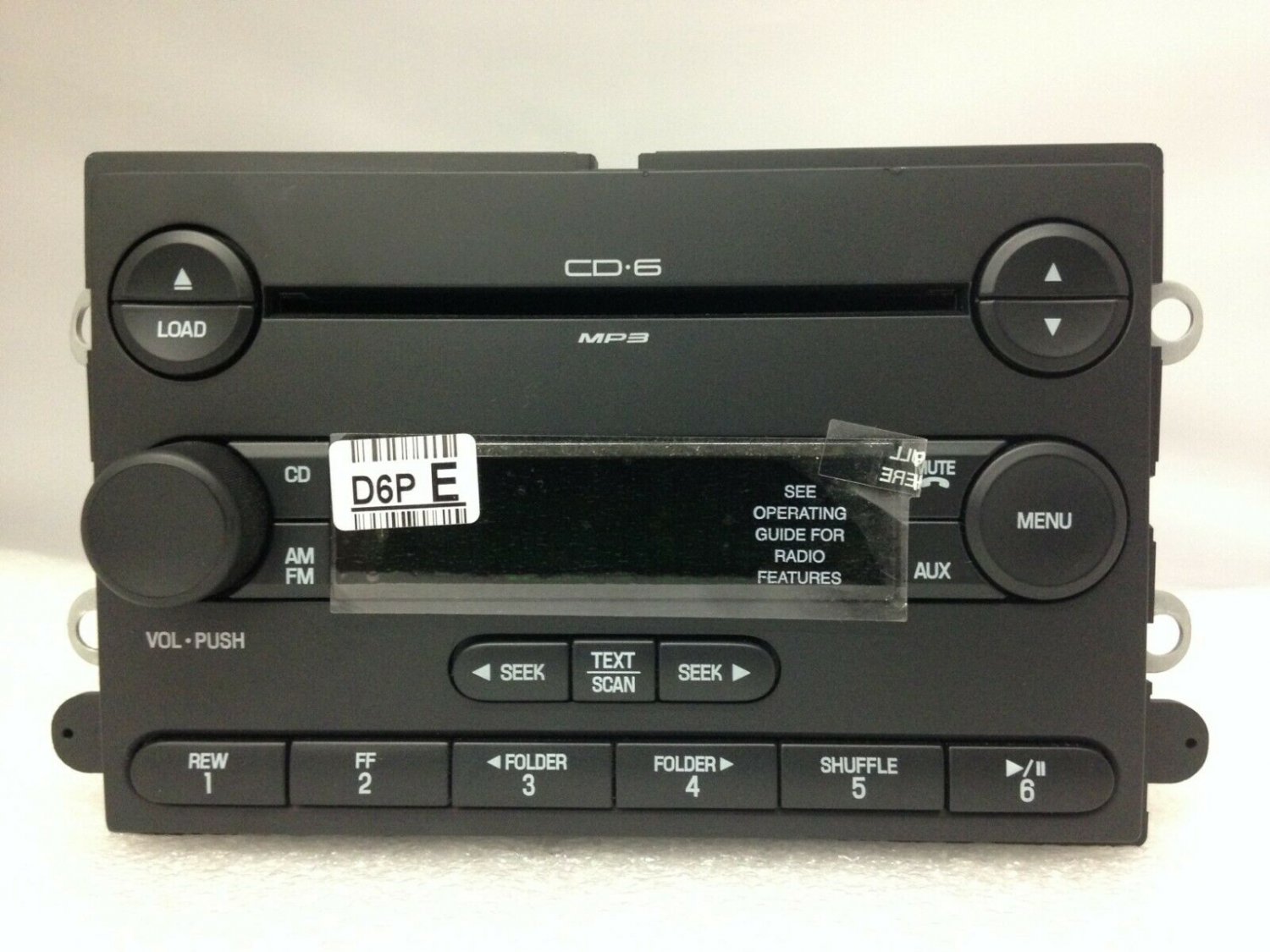Freestyle SAT rdy CD6 MP3 radio. OEM factory original 6 CD changer stereo for 07