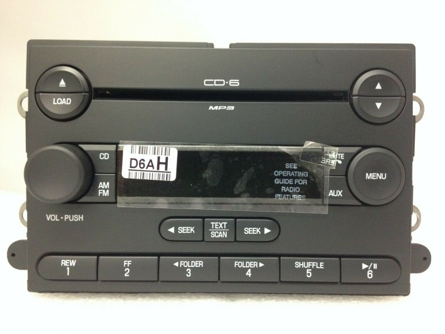 Five Hundred SAT rdy CD6 MP3 radio.OEM factory original 6 CD changer stereo 07 H