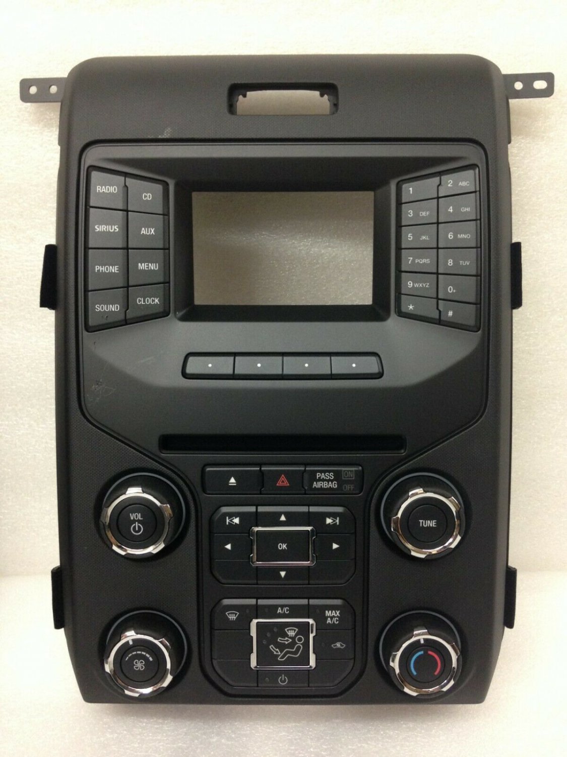 Ford F150 20132014 radio/climate control dash trim panel w/ knobs