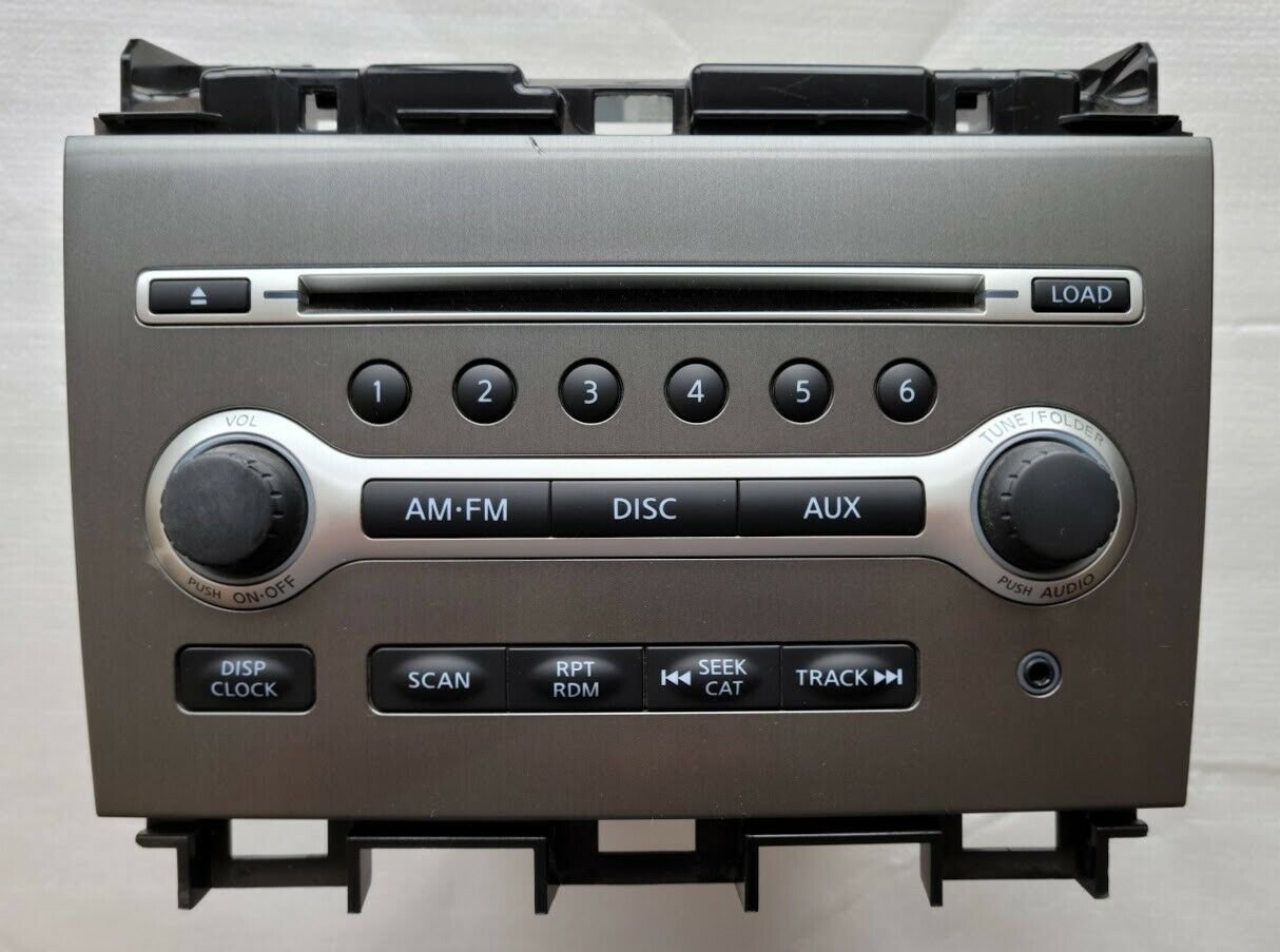 MP3 CD6 radio w/ front Aux Input. OEM CD changer for Nissan Maxima 2012-2014