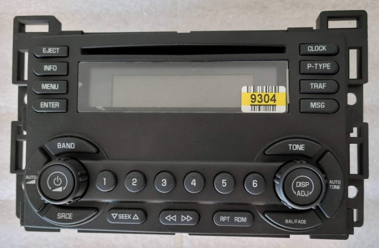 Pontiac G6 CD XM ready radio. OEM factory UN0 Delco stereo. 15243187 NOS New