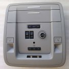GM grey overhead roof console with HomeLink door opener, liftgate knob, sunroof
