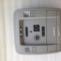 GM grey overhead roof console with HomeLink door opener, liftgate knob, sunroof