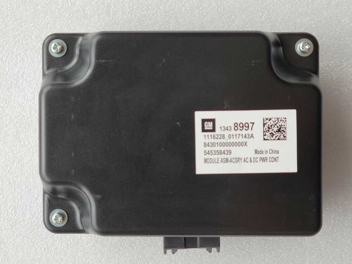 GM 2016-2020 power inverter module for rear seat household AC outlet. New OEM