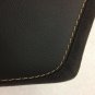 CTS-V 2014-2018 black leather suede armrest console lid +storage bin.Yellow gold