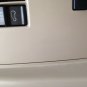 GM tan overhead roof console w/ HomeLink door opener, liftgate knob, sunroof etc