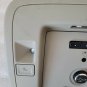 GM SUV tan overhead roof console w/ HomeLink door opener, liftgate knob, lights