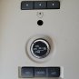 GM SUV tan overhead roof console w/ HomeLink door opener, liftgate knob, lights