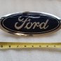 Tailgate emblem logo in chrome & blue for 2015-2018 Ford F-150 F150. 9.5" BLEM