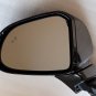 Dark Gray LH driver side door mirror w/ BSM + Camera. OEM for 2019-2020 Santa Fe