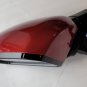 Orange LH driver side door mirror w/ BSM BVM Camera. OEM for 2019-2021 Santa Fe